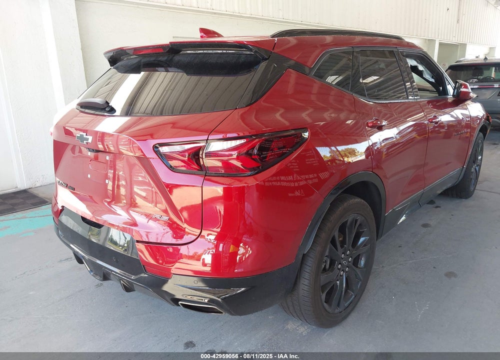 2021 CHEVROLET BLAZER VIN: 3GNKBKRS5MS553204