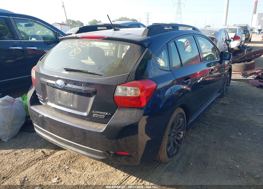 2015 SUBARU IMPREZA VIN: JF1GPAZ69FH223080