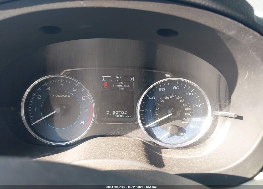 2015 SUBARU IMPREZA VIN: JF1GPAZ69FH223080