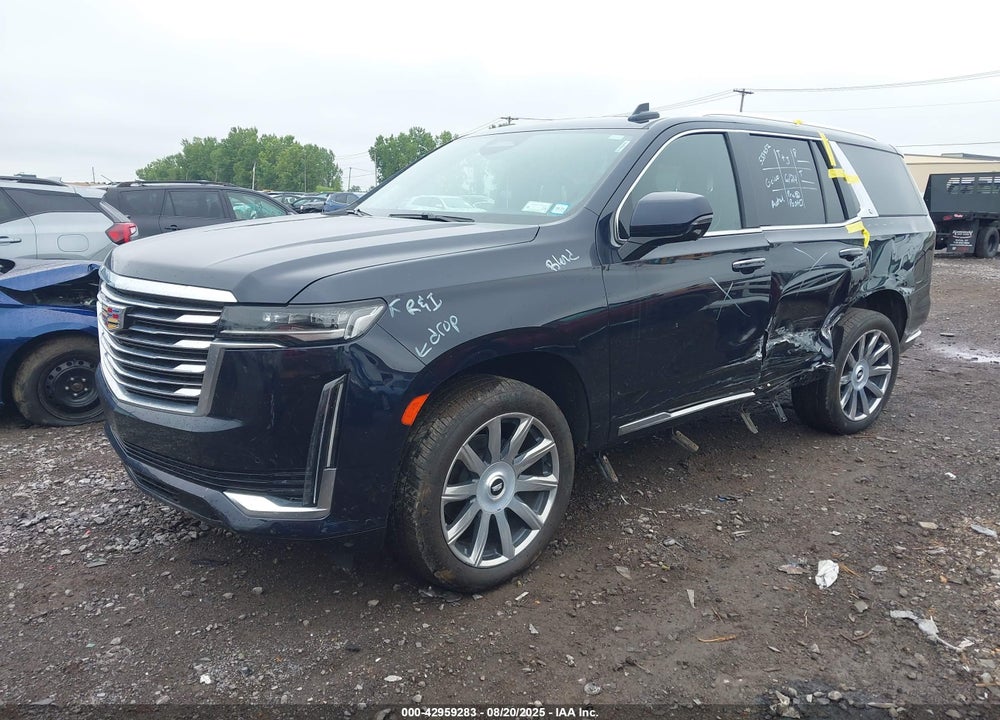 2023 CADILLAC ESCALADE 4WD PREMIUM LUXURY PLATINUM VIN: 1GYS4DKL3PR327388