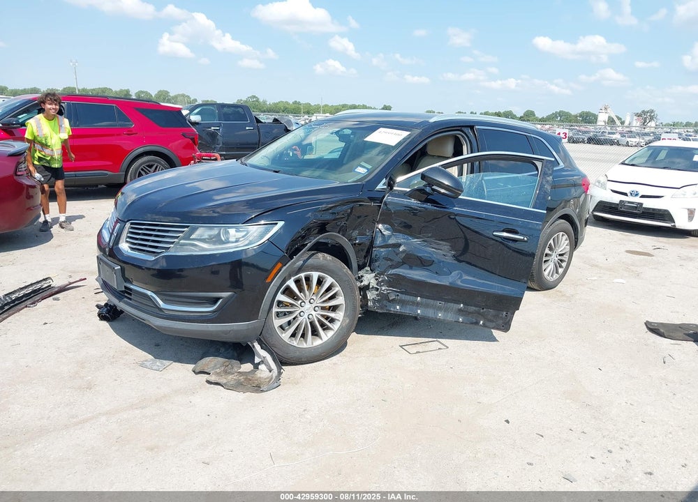 2016 LINCOLN MKX VIN: 2LMPJ6KR8GBL75301
