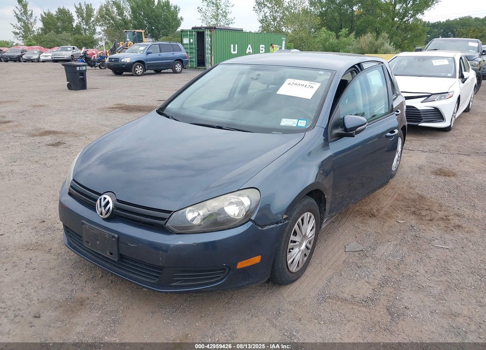 2012 VOLKSWAGEN GOLF VIN: WVWDB7AJ6CW040631