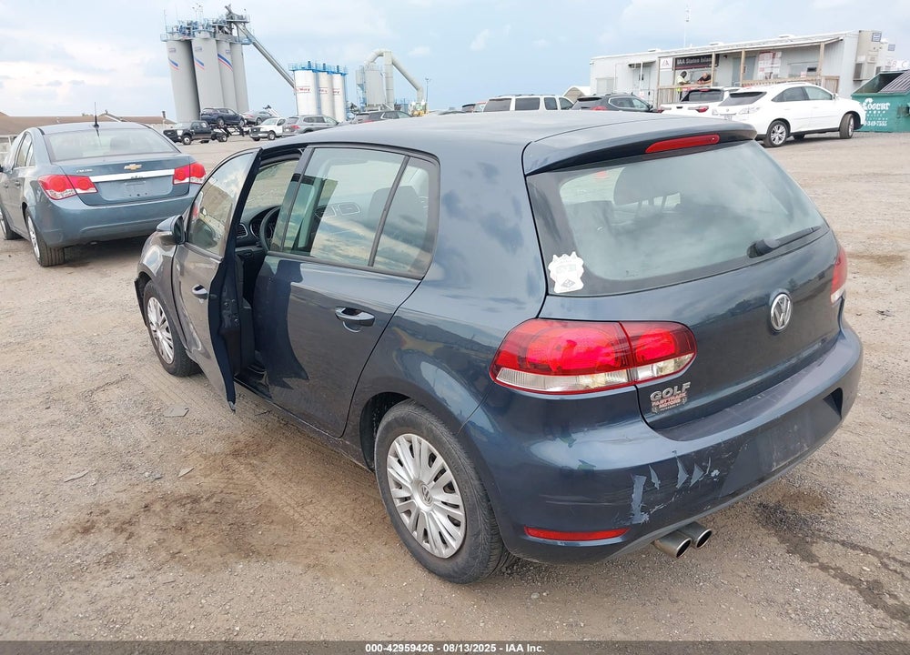 2012 VOLKSWAGEN GOLF VIN: WVWDB7AJ6CW040631
