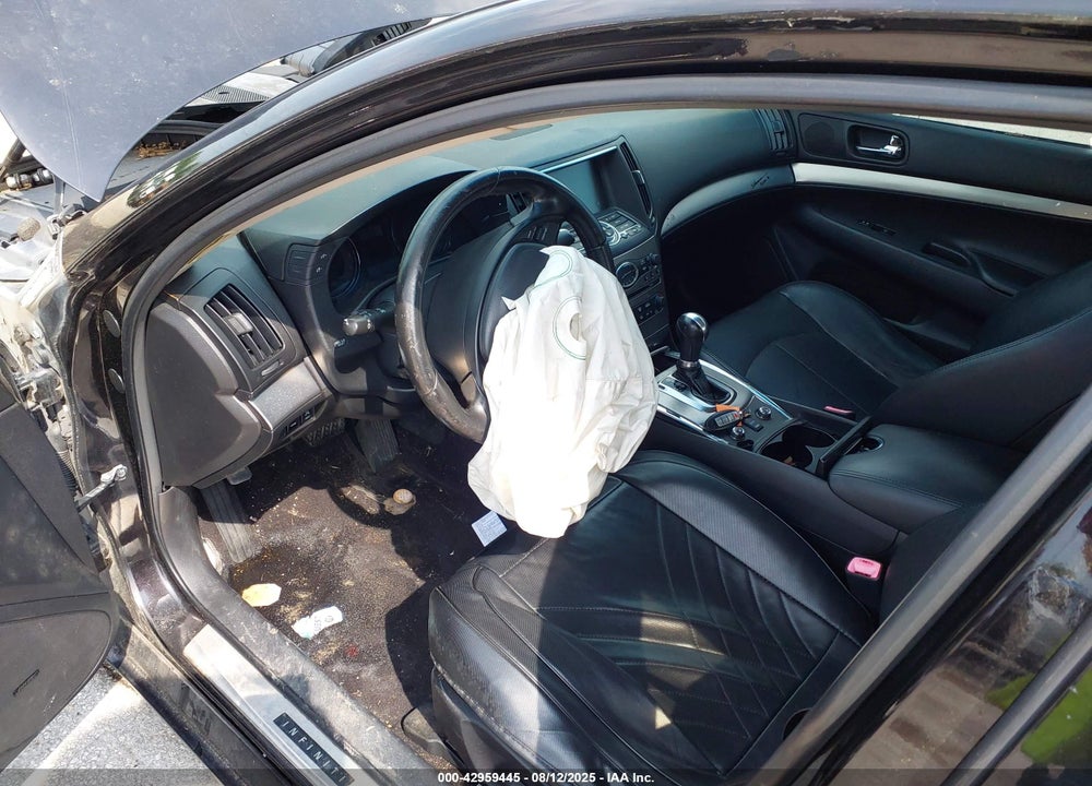 2012 INFINITI G37X VIN: JN1CV6ARXCM677636