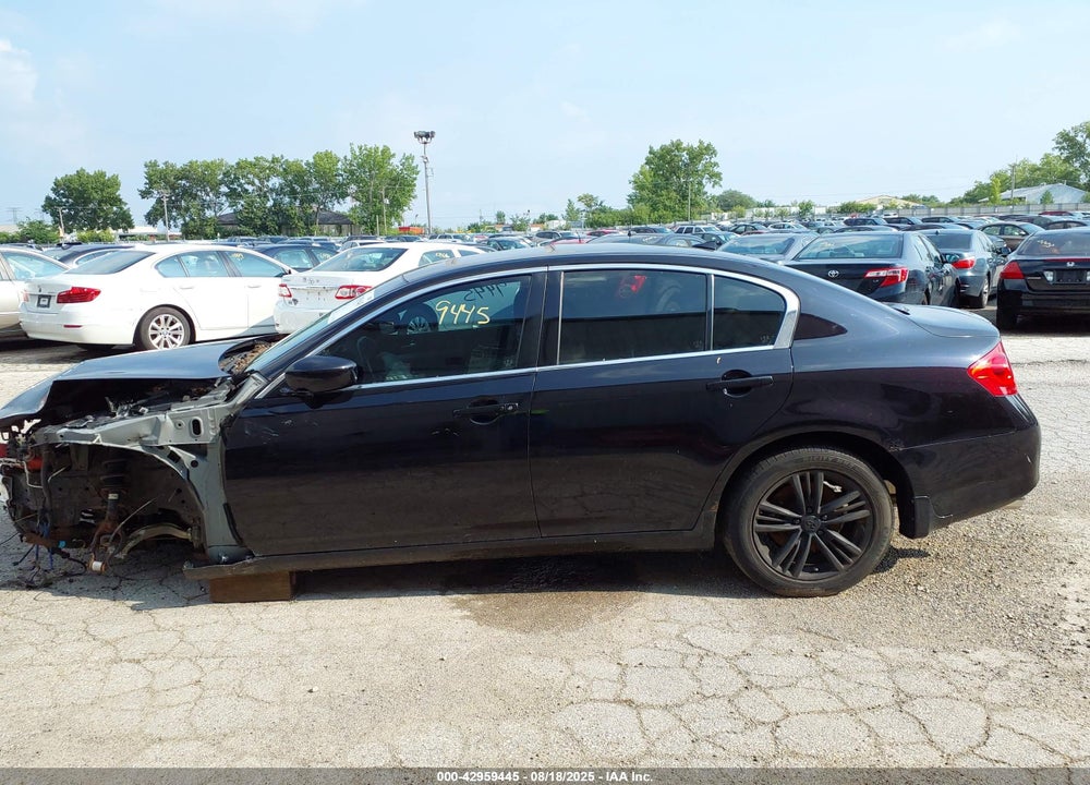 2012 INFINITI G37X VIN: JN1CV6ARXCM677636