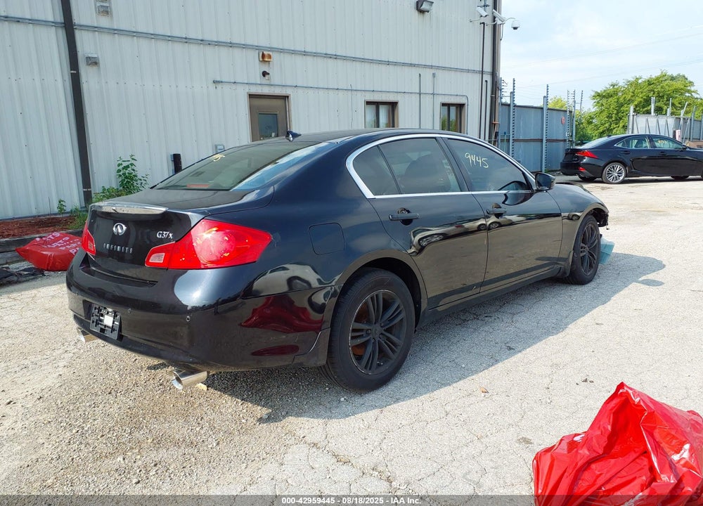 2012 INFINITI G37X VIN: JN1CV6ARXCM677636
