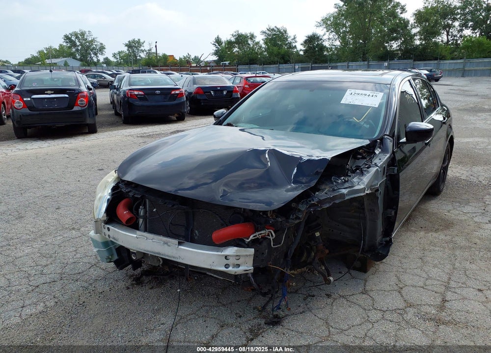 2012 INFINITI G37X VIN: JN1CV6ARXCM677636