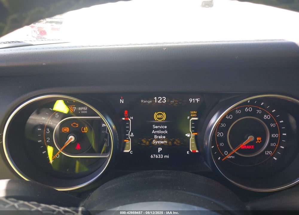 2020 JEEP GLADIATOR OVERLAND 4X4 VIN: 1C6HJTFG9LL210242