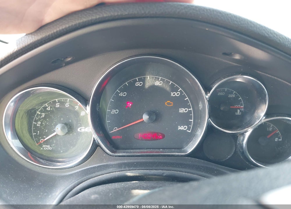 2008 PONTIAC G6 VIN: 1G2ZG57B284195051