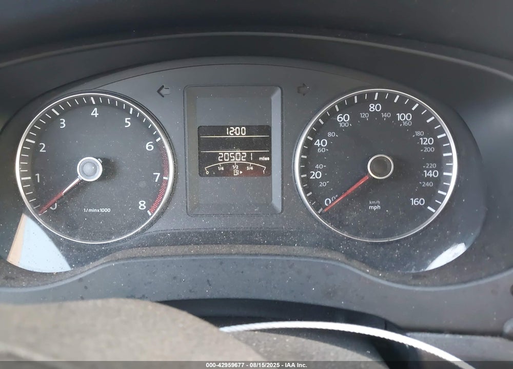 2012 VOLKSWAGEN JETTA VIN: 3VWDX7AJ8CM105056