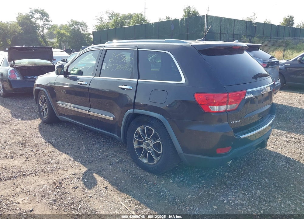 2012 JEEP GRAND CHEROKEE VIN: 1C4RJFCT5CC204132