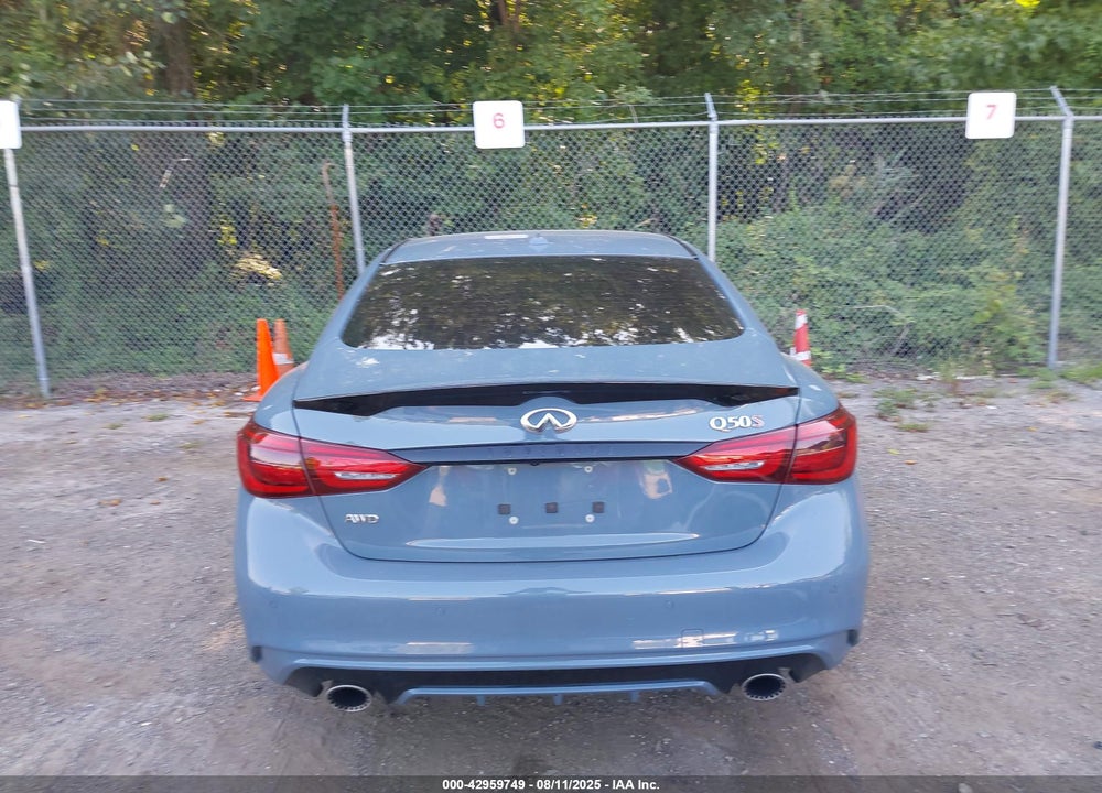 2021 INFINITI Q50 RED SPORT 400 AWD VIN: JN1FV7DR3MM880657
