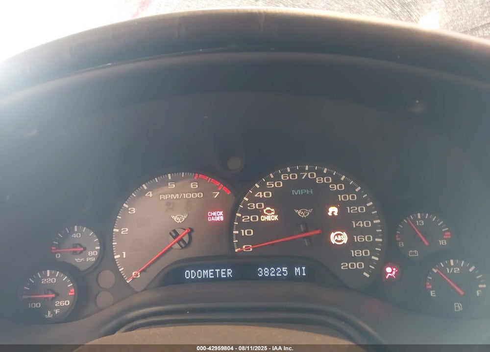 2001 CHEVROLET CORVETTE VIN: 1G1YY32GX15114897