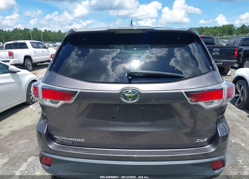 2016 TOYOTA HIGHLANDER VIN: 5TDKKRFHXGS121520