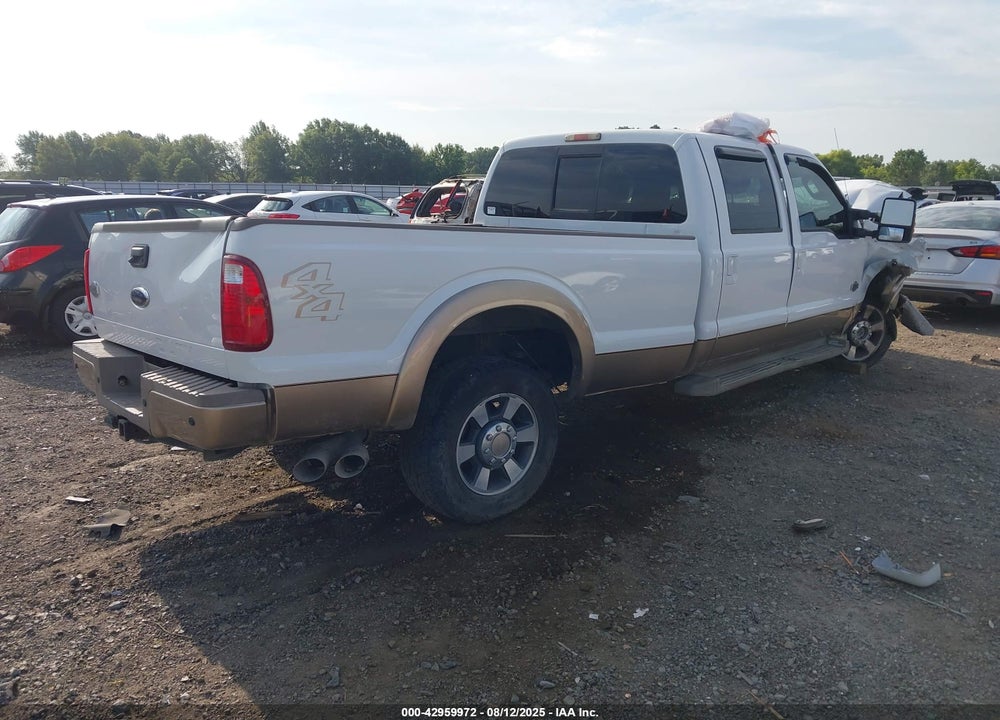 2011 FORD F-250 VIN: 1FT7W2BT0BEB02968