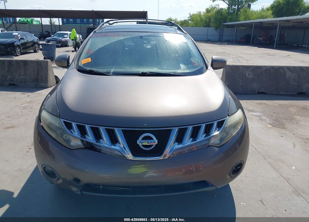 2010 NISSAN MURANO VIN: JN8AZ1MU0AW013220