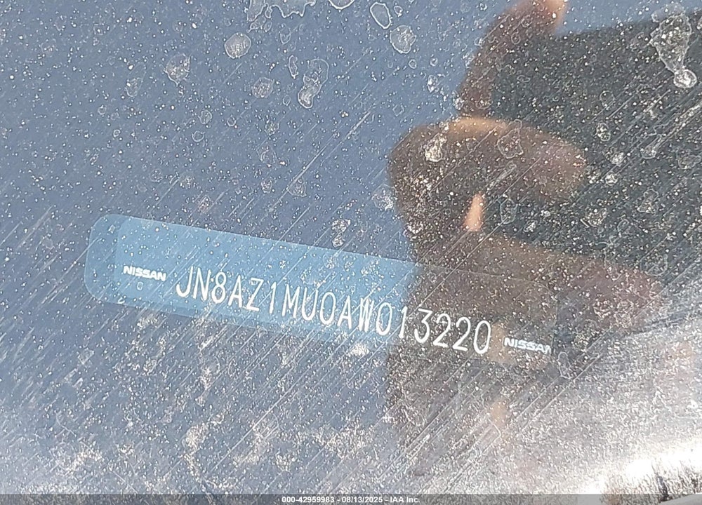 2010 NISSAN MURANO VIN: JN8AZ1MU0AW013220