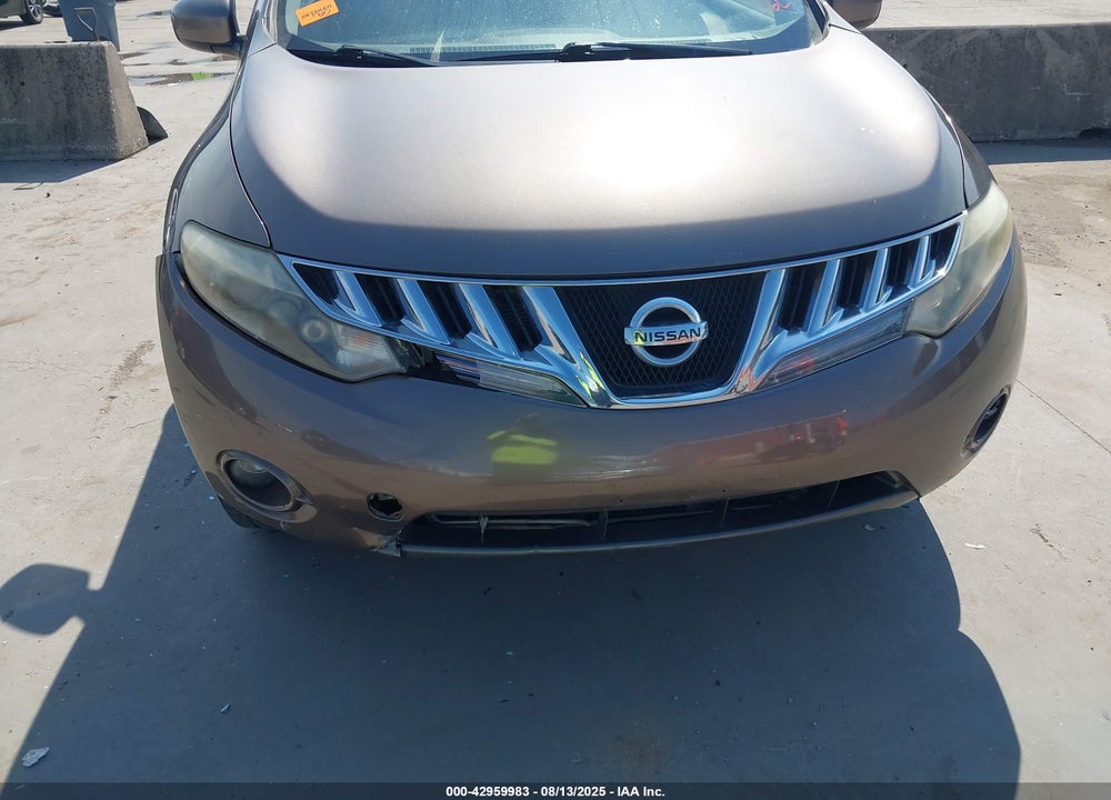 2010 NISSAN MURANO VIN: JN8AZ1MU0AW013220