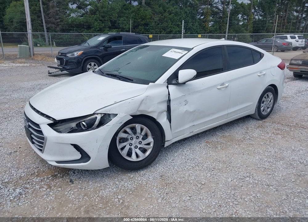 2017 HYUNDAI ELANTRA VIN: 5NPD74LF7HH103435
