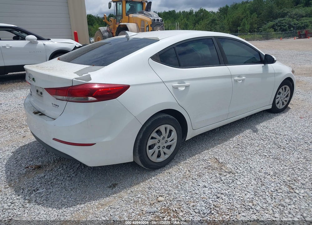 2017 HYUNDAI ELANTRA VIN: 5NPD74LF7HH103435