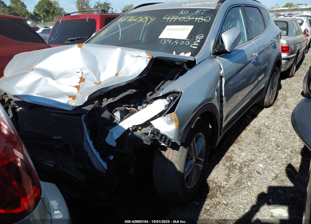 2017 HYUNDAI SANTA FE VIN: 5XYZUDLB6HG487095