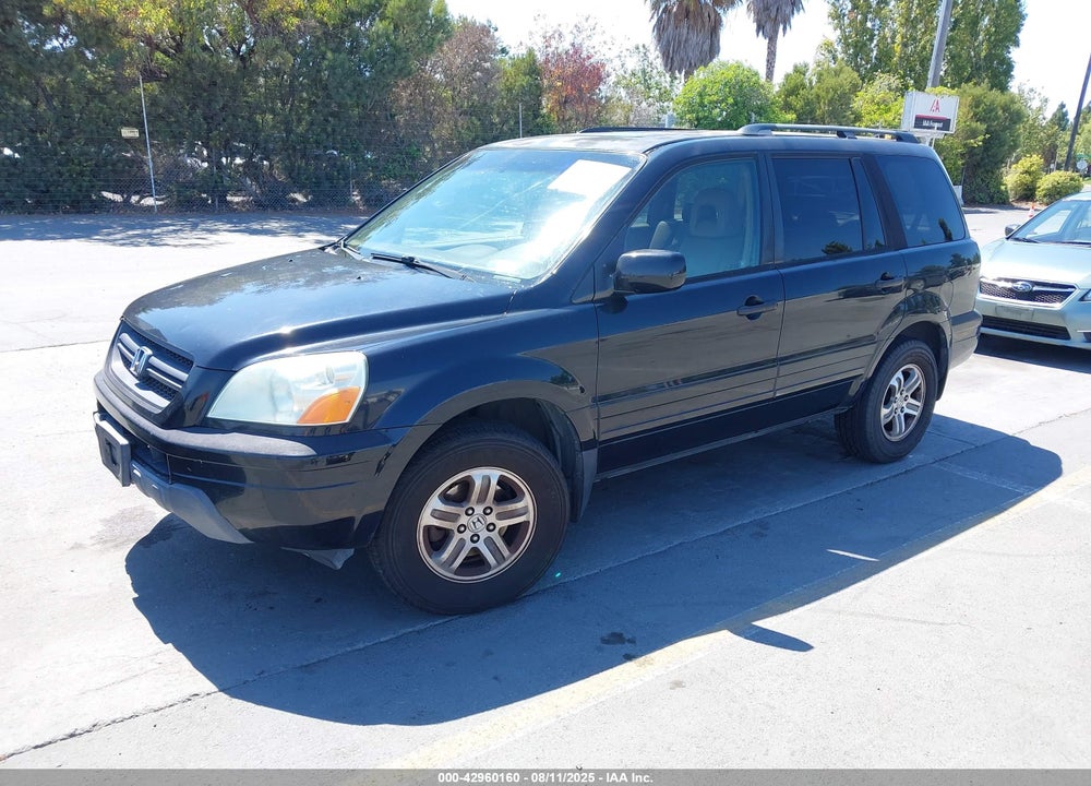 2005 HONDA PILOT EX-L VIN: 2HKYF18785H546337