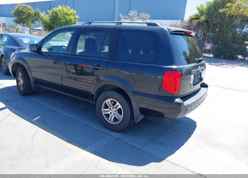 2005 HONDA PILOT EX-L VIN: 2HKYF18785H546337