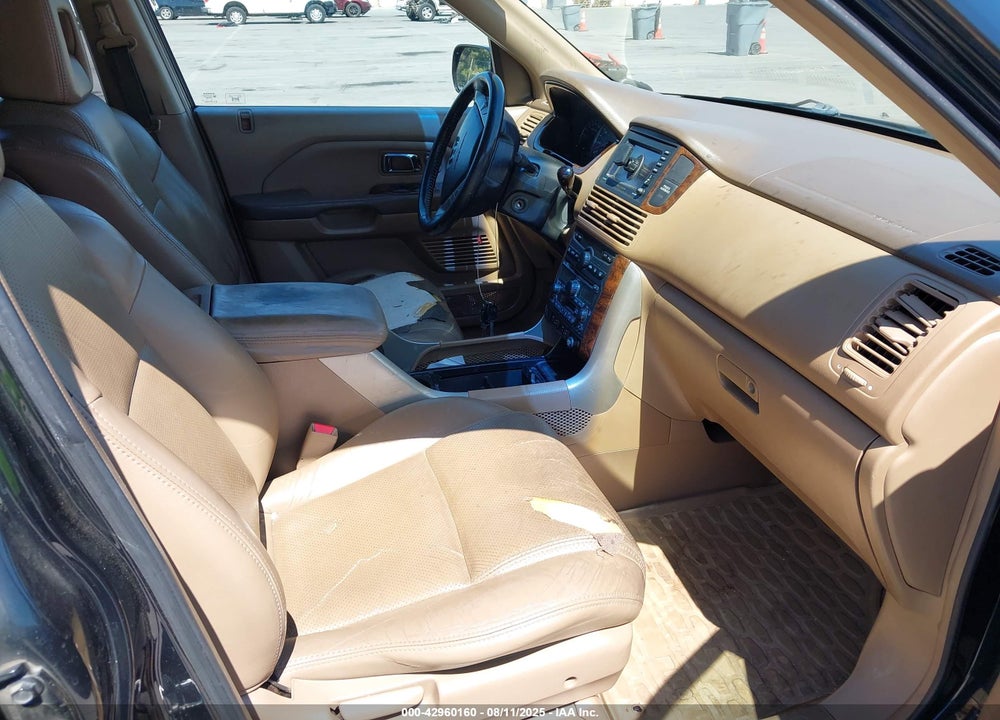2005 HONDA PILOT EX-L VIN: 2HKYF18785H546337