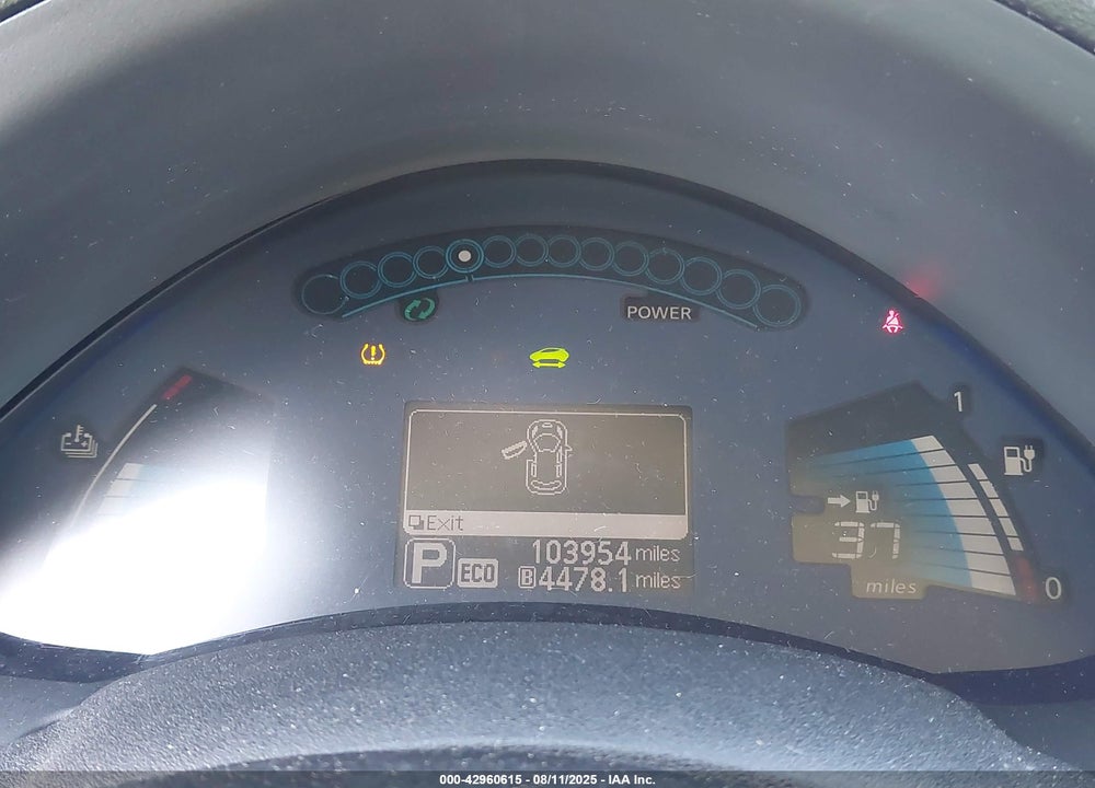 2015 NISSAN LEAF VIN: 1N4AZ0CP2FC314944