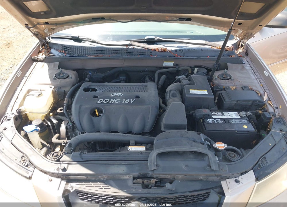 2008 HYUNDAI SONATA VIN: 5NPET46C88H400344