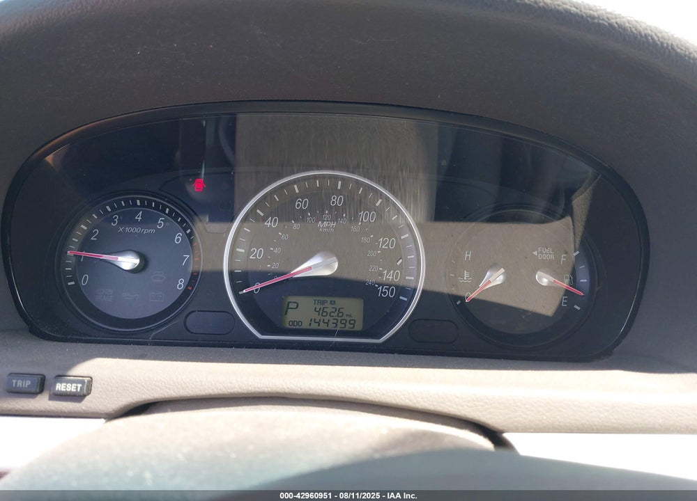 2008 HYUNDAI SONATA VIN: 5NPET46C88H400344