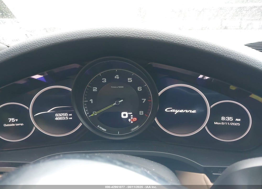 2019 PORSCHE CAYENNE VIN: WP1AE2AY5KDA50599