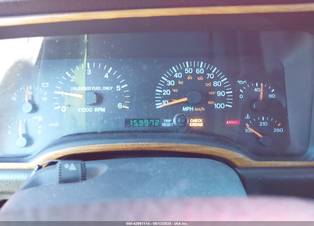 1998 JEEP CHEROKEE CLASSIC/SPORT VIN: 1J4FJ68S8WL279473