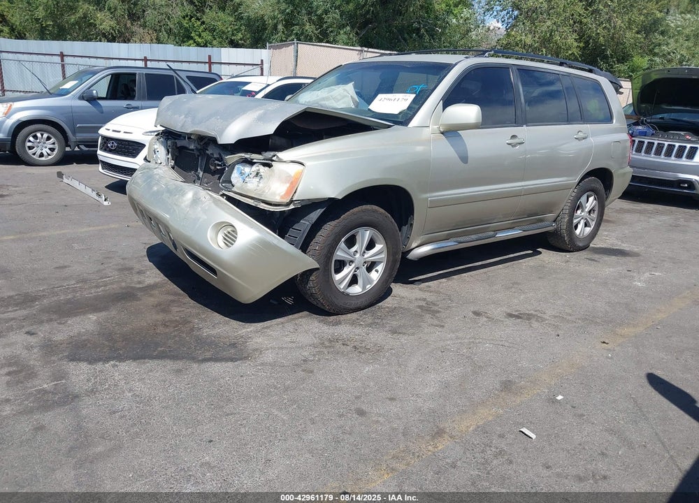 2001 TOYOTA HIGHLANDER VIN: JTEGD21A110003587