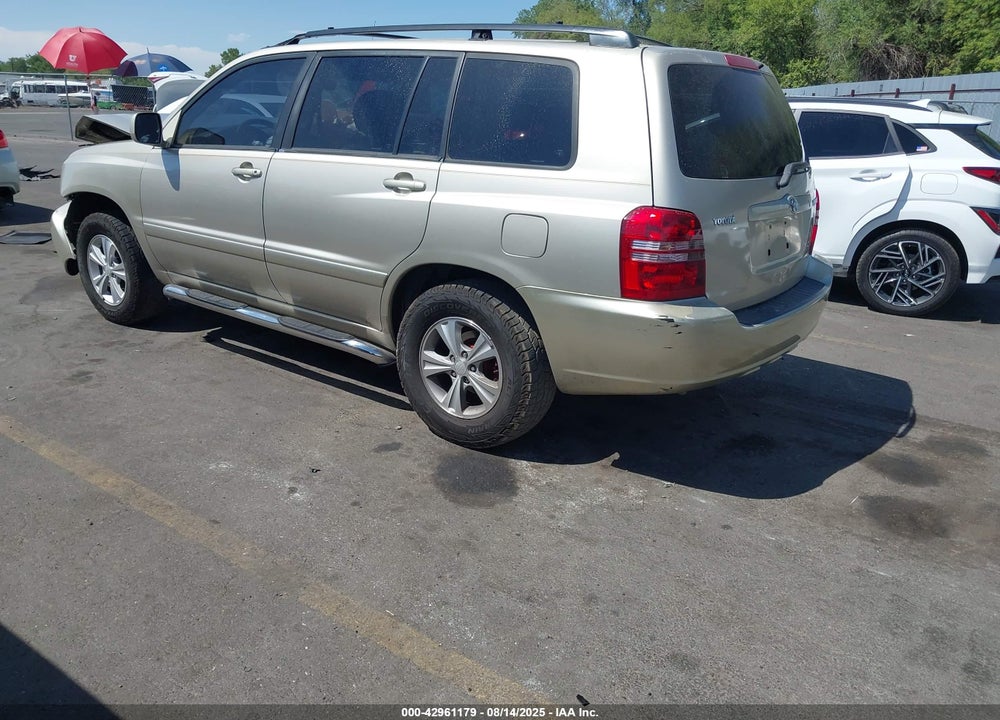 2001 TOYOTA HIGHLANDER VIN: JTEGD21A110003587