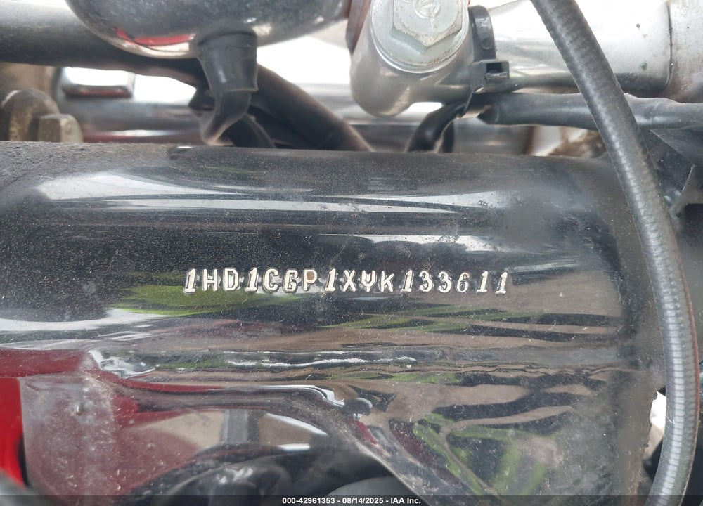 2000 HARLEY-DAVIDSON XL1200 C VIN: 1HD1CGP1XYK133611