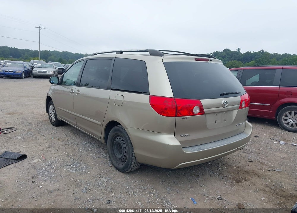 2008 TOYOTA SIENNA LE VIN: 5TDZK23C38S159848