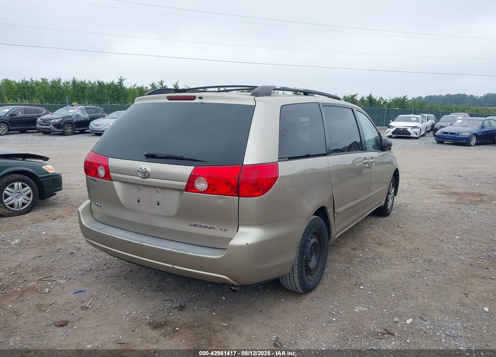2008 TOYOTA SIENNA LE VIN: 5TDZK23C38S159848