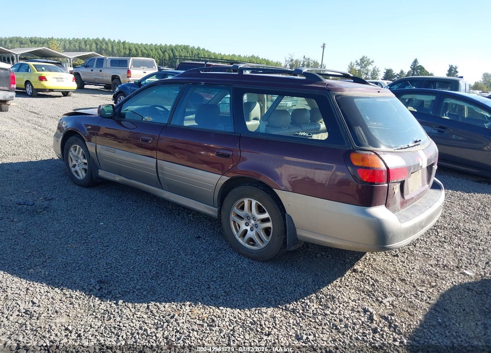 2000 SUBARU OUTBACK LIMITED VIN: 4S3BH6865Y7609200