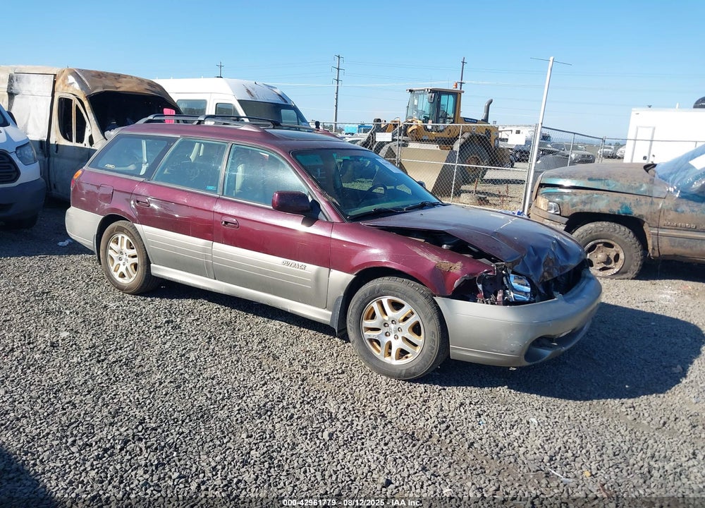 2000 SUBARU OUTBACK LIMITED VIN: 4S3BH6865Y7609200