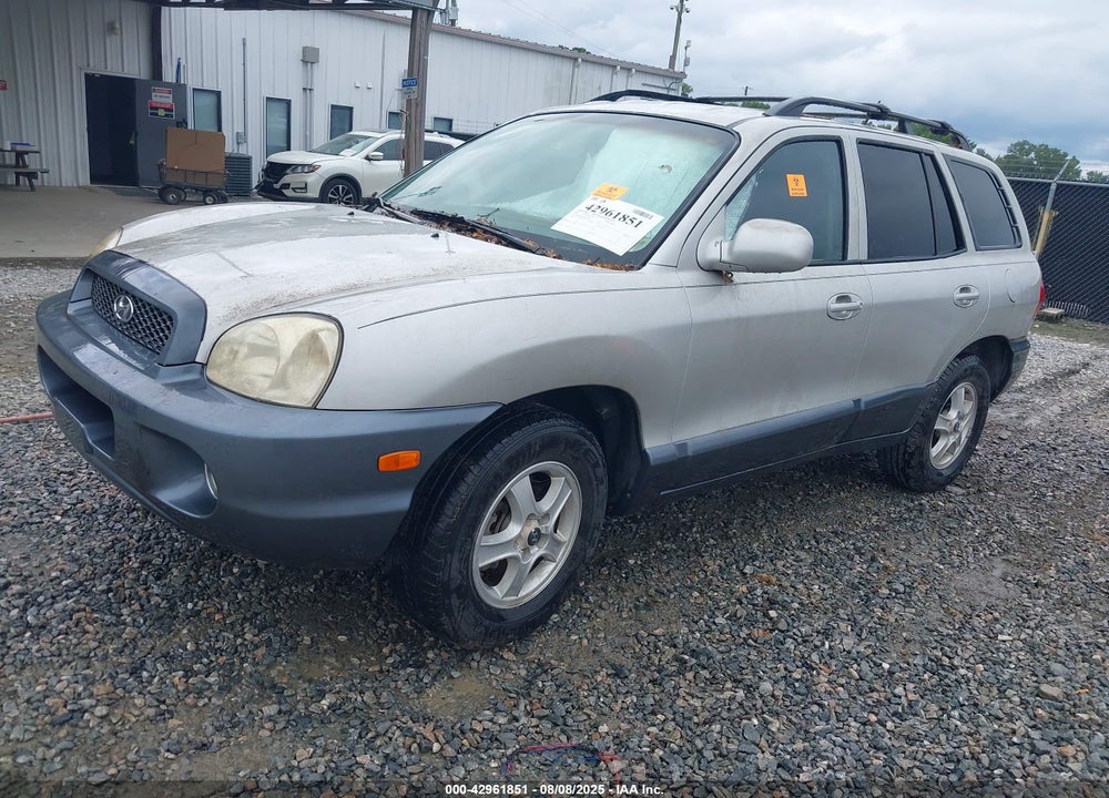 2004 HYUNDAI SANTA FE GLS VIN: KM8SC13D64U854666