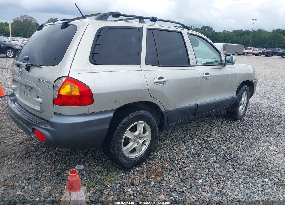 2004 HYUNDAI SANTA FE GLS VIN: KM8SC13D64U854666