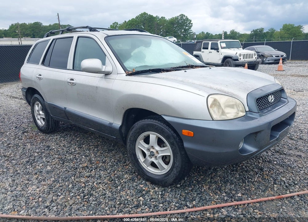 2004 HYUNDAI SANTA FE GLS VIN: KM8SC13D64U854666