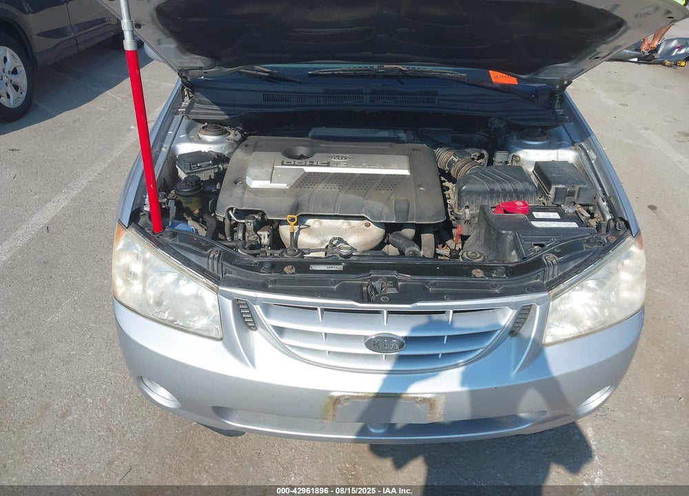 2006 KIA SPECTRA VIN: KNAFE121665309522
