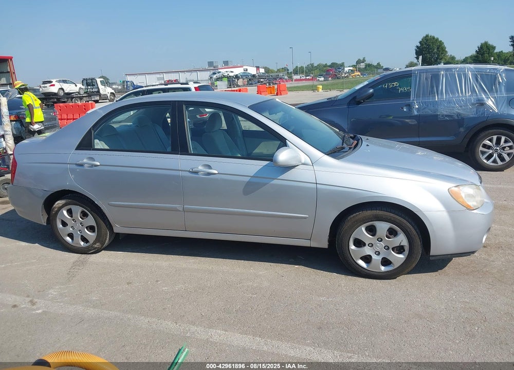 2006 KIA SPECTRA VIN: KNAFE121665309522
