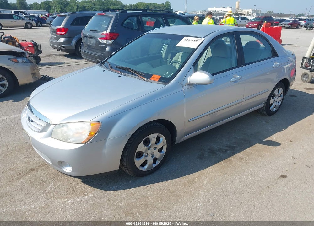 2006 KIA SPECTRA VIN: KNAFE121665309522