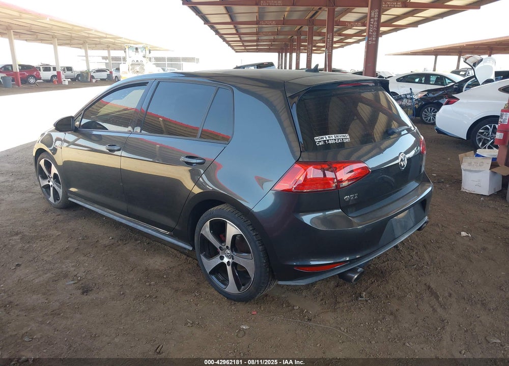 2015 VOLKSWAGEN GOLF VIN: 3VW4T7AU4FM020807