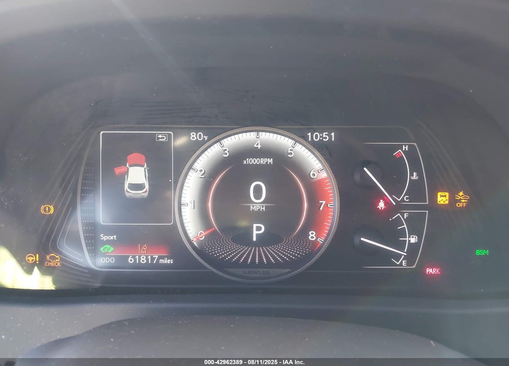 2021 LEXUS UX 250H VIN: JTHX9JBH6M2044638