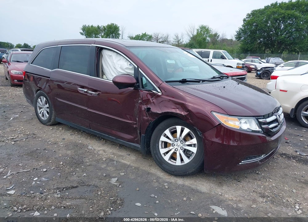 2014 HONDA ODYSSEY EX-L VIN: 5FNRL5H64EB127055