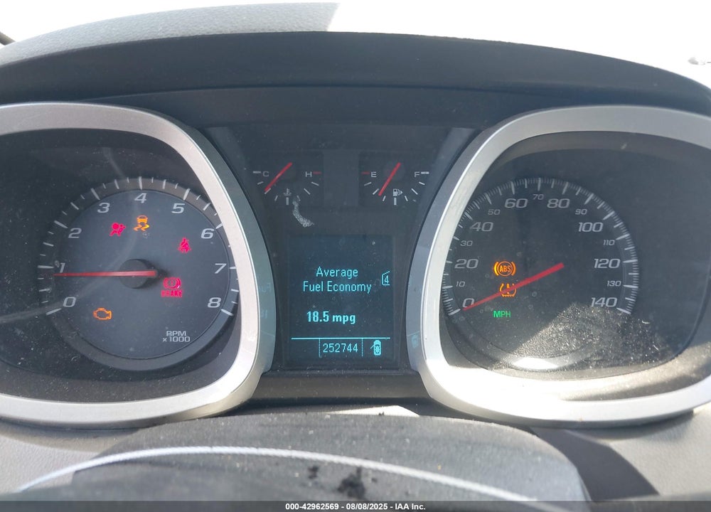 2011 CHEVROLET EQUINOX LS VIN: 2CNALBEC7B6265756